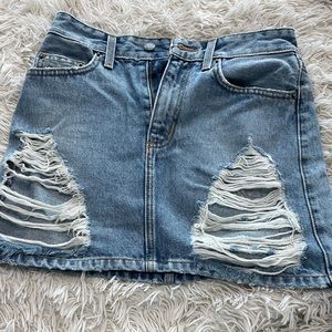 Carmar denim skirt